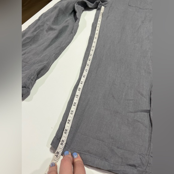 NEW condition ZARA LILLIAN GREY LINEN OVERSIZED JUMPSUIT S - Picture 10 of 12